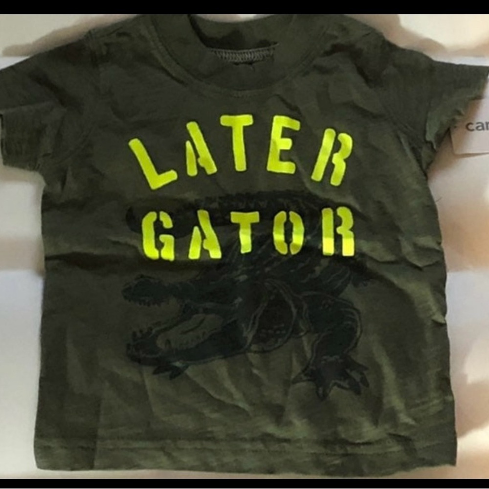 3/$9 - NWT Carter's Boys Short Sleeve Shirt Size 3 months